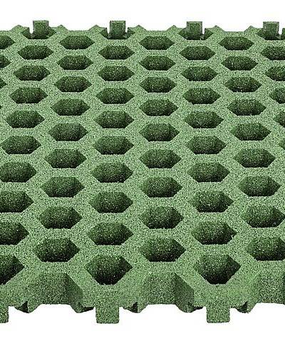 Rasengitterplatte Hexagon 65 mm grün