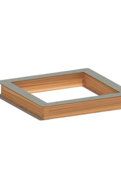 Sandkasten 077, 200 x 200 cm, 3-lagig
