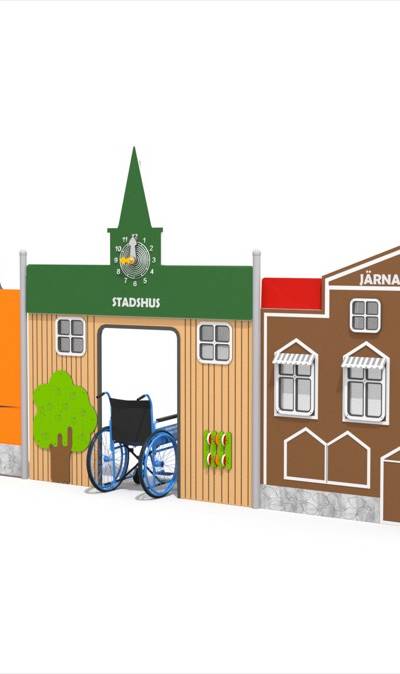Spielkulisse Stadt