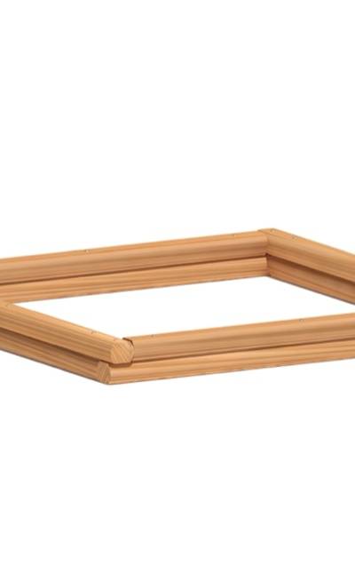 Sandkasten 076, 300 x 300 cm, doppellagig