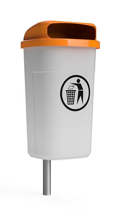 Papierkorb Polyäthylen