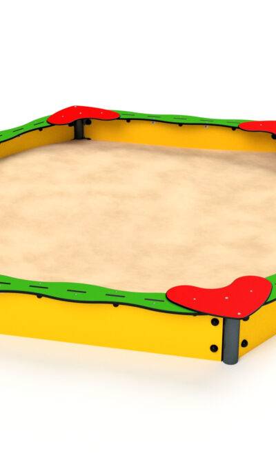 3207S Sechseckiger Sandkasten