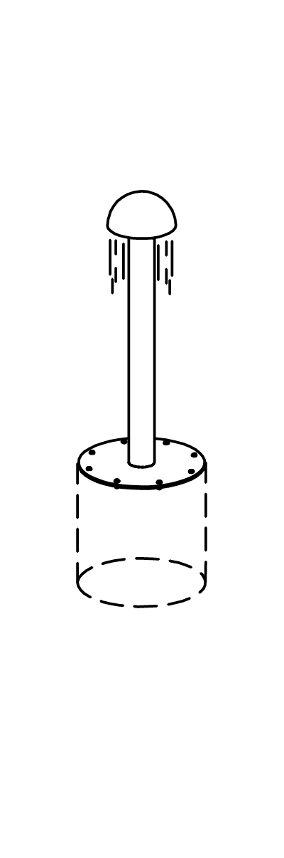 Wasserspendersäule