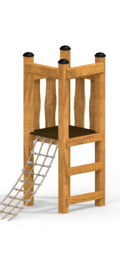 Nemo Spielturm mit Kletternetz