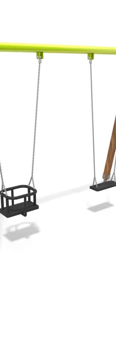 Doppelschaukel Wood
