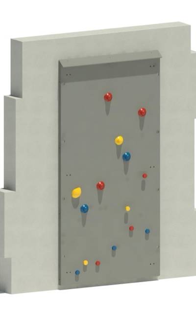 Boulderwand Onsight 5100, Gerade Wand