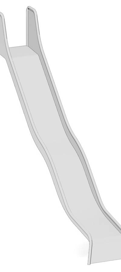 Wellen-Anbaurutsche 50xPH195cm