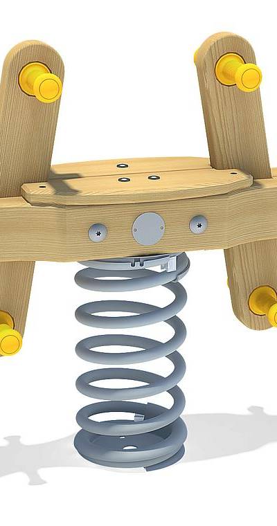 Doppelfederwippe eco-wood