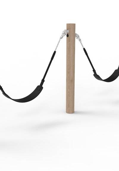 Doppelschaukel – Gurtsitze, Basic-Serie