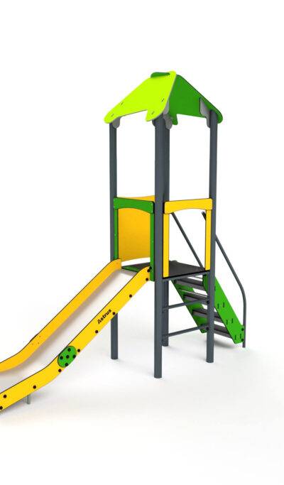 11005 Turm mit Rutsche und Sprossenleiter