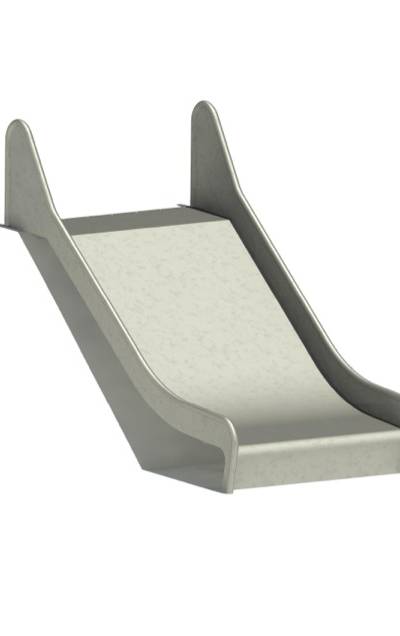 Hangrutschbahn Edelstahl, ABH 95 cm, Breite 100 cm