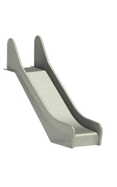 Hangrutschbahn Edelstahl, ABH 95 cm, Breite 50 cm