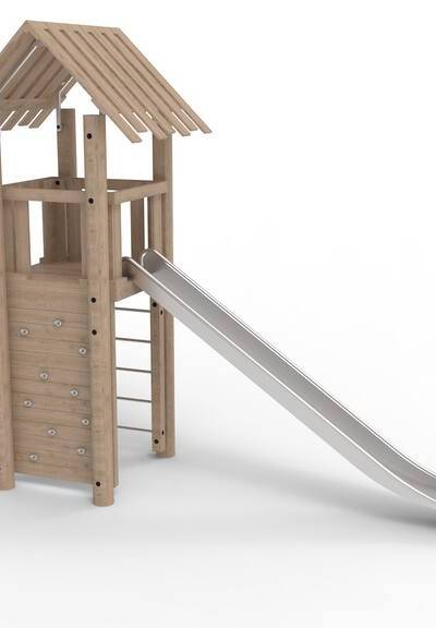 Turm mit Rutsche