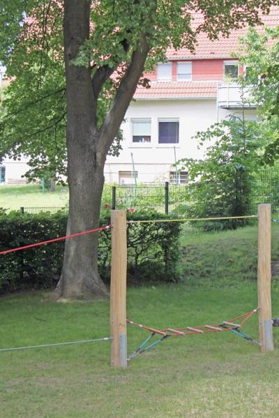 Balancierparcours Unterm Regenbogen