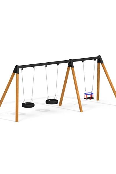 Dreifache Schaukel 1+2