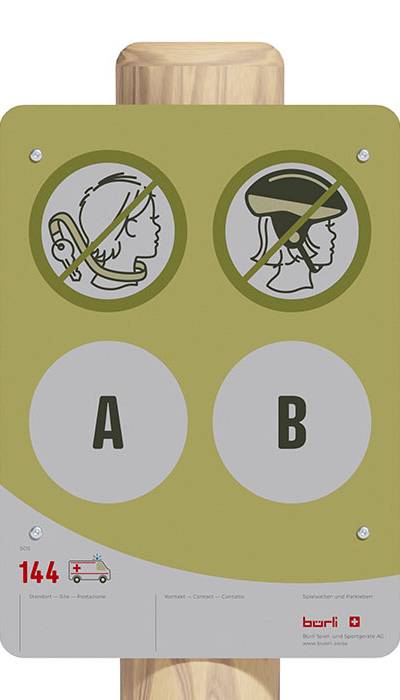 Spielplatztafel individuell