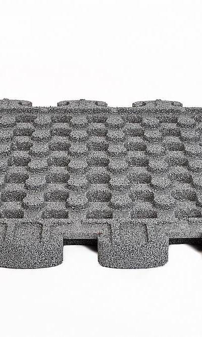 Puzzle Mat 3D Normalplatte 60 mm grau, Fallhöhe bis 210 cm