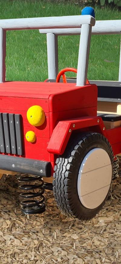 Feder-Jeep Feuerwehr