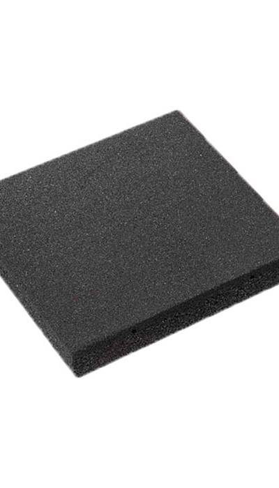 Vollgummiplatte Flex 80 mm schwarz, Fallhöhe bis 220 cm