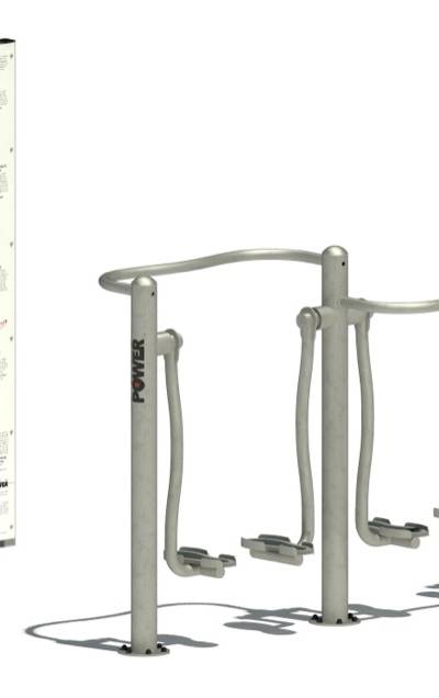 SPGM POWER® Fitness Double Walker