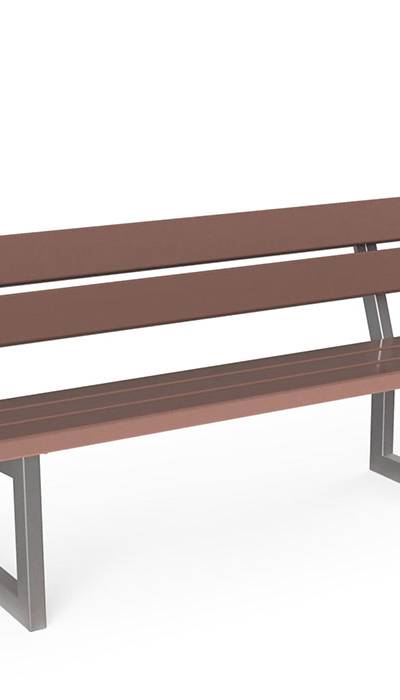 Parkbank Sedero Recycling-Kunststoff