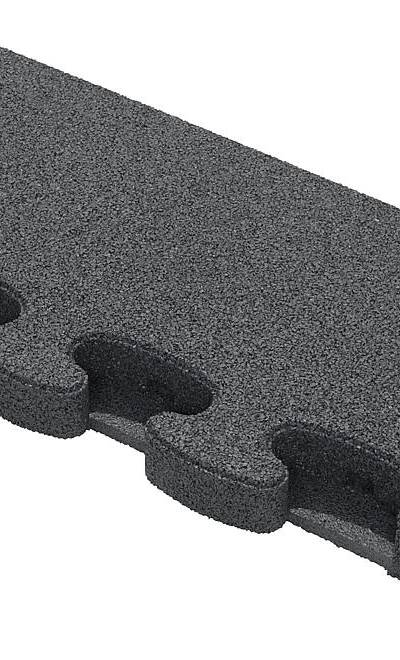 Puzzle Mat 3D Randplatte mit Zwischenelement 60 mm grau