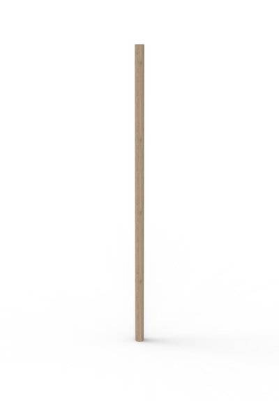 Pfosten für Sonnensegel, Robinie, 4 m Ø10-14 cm