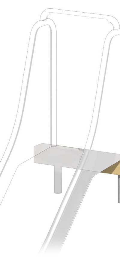 Rutschenbock für 50cm Hangrutsche