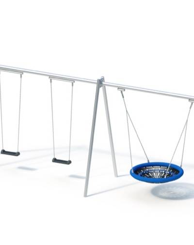 Standardschaukel-Kombination (2,50) Edelstahl