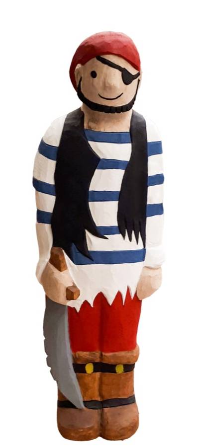 Schnitzfigur Pirat -