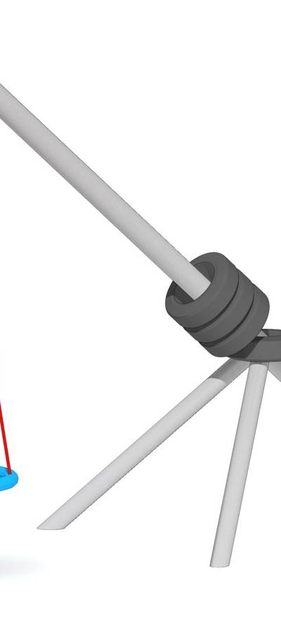 Reifenpendel mit Mini-Nestkorb Ø90cm