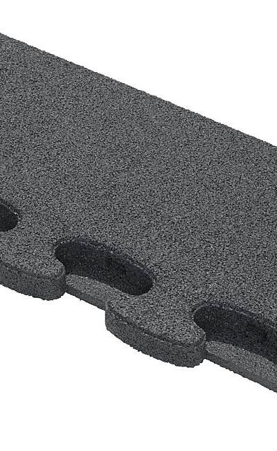 Puzzle Mat 3D Randplatte mit Zwischenelement 45 mm grau