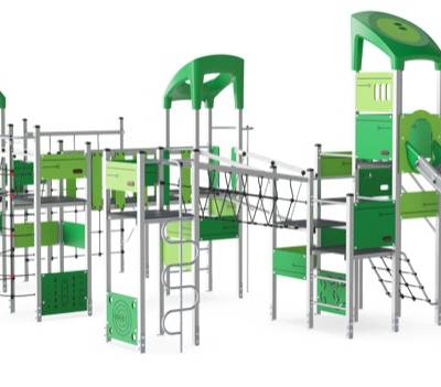 5-Turm-Spielanlage mit Multi-Ebenen, hoch KPL5002