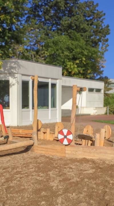 Sandspielschiff Wikinger