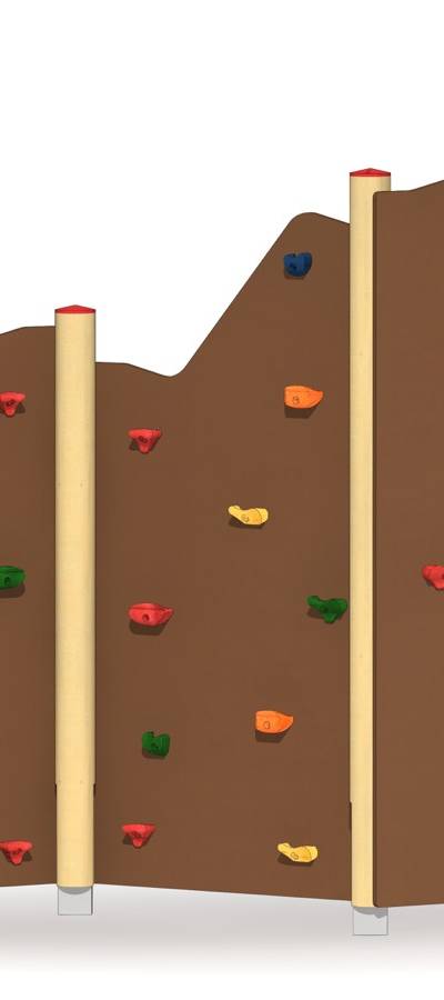 Felsen-Kletterwand 3-teilig