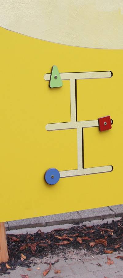 Schiebe-Labyrinth HPL mit 2 Pfosten