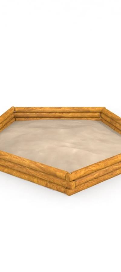Sandkastenumrandung Fünfeck