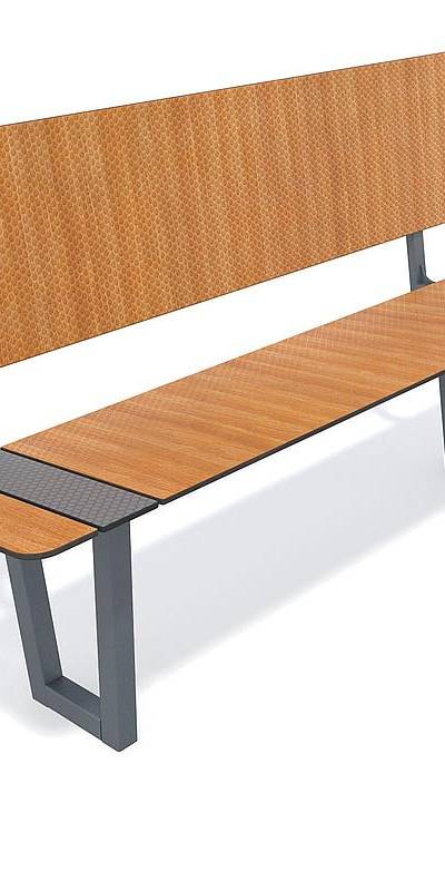Urbaniq Bank mit Lehne Nalu