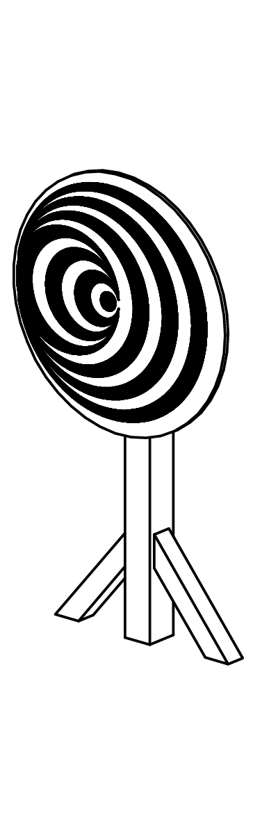 Rotierende Scheibe: Kegel 2