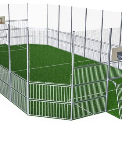 MUGA, 12 x 24 m, Stahl FRE600201