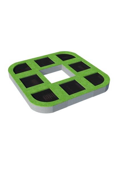 Trampolin Set Grosser Floh