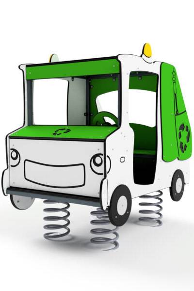 3708S Recyclingwagen auf Federn