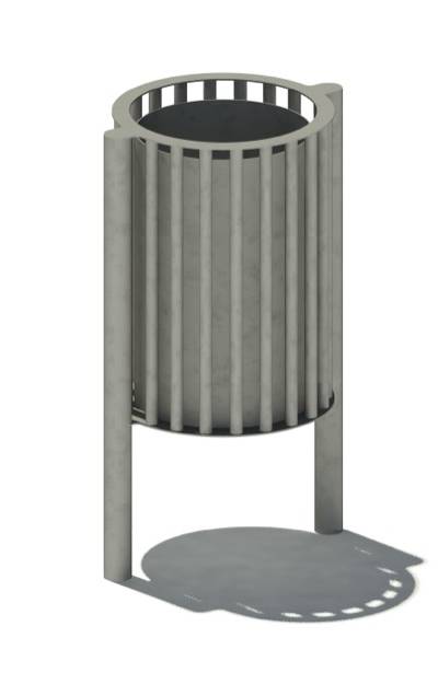 Abfallbehälter ohne Deckel 6260