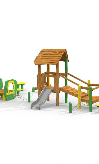 Alice Spielhaus mit Rutsche