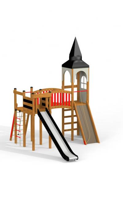 Alcazar Spielturm mit Rutsche