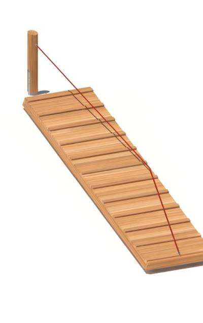 Schräge Rampe im Hang 294