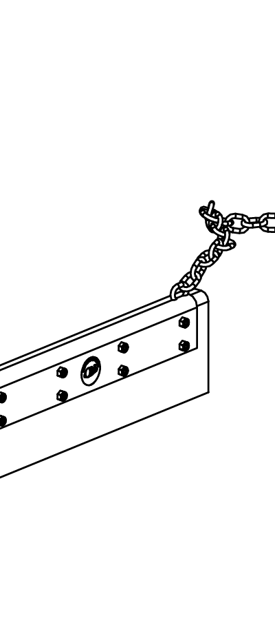 Staukeil aus V2A