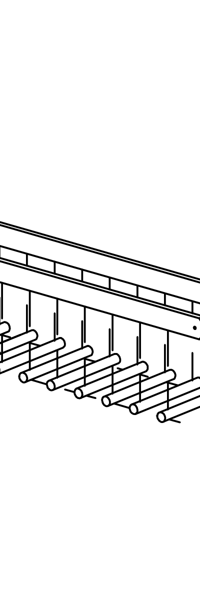 Handlauf und Laufhölzer