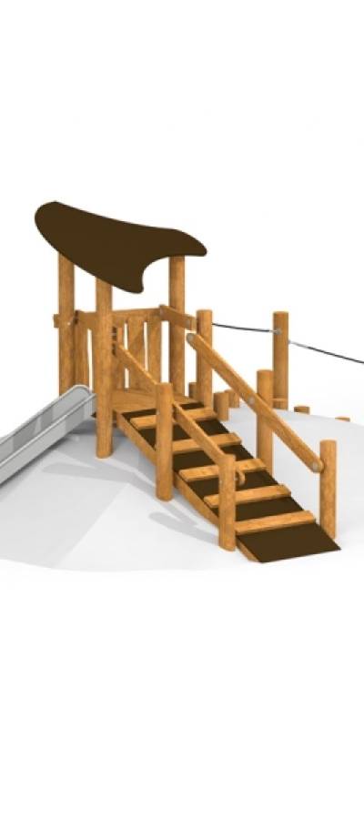 Hekla Rutsche mit Treppen