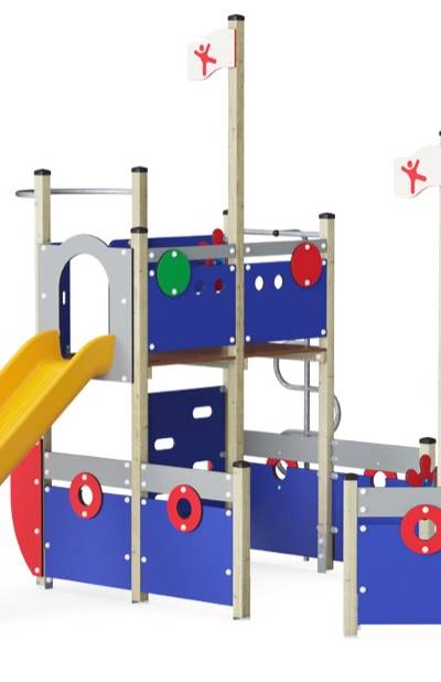 Spielschiff Zweimaster KPL520